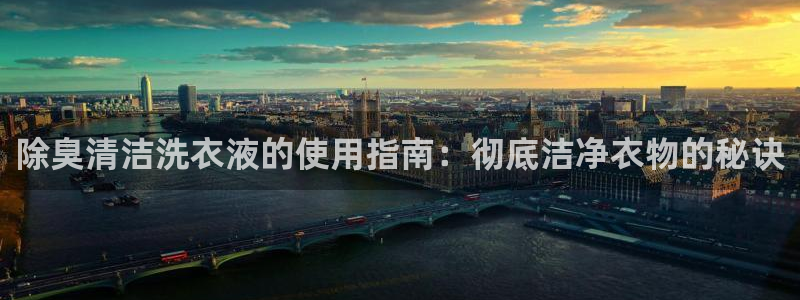 尊龙凯时几百万怎么下款：除臭清洁洗衣液的使用指南：彻底洁