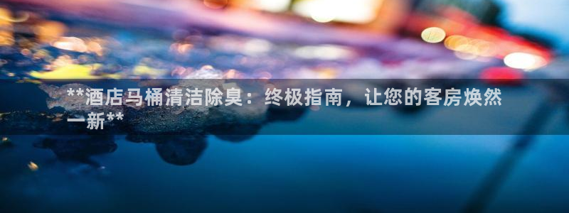 尊龙人生就是博一下下：**酒店马桶清洁除臭：终极指南，让