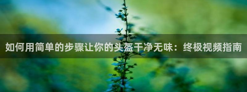 尊龙网址是多少：如何用简单的步骤让你的头盔干净无味：终极